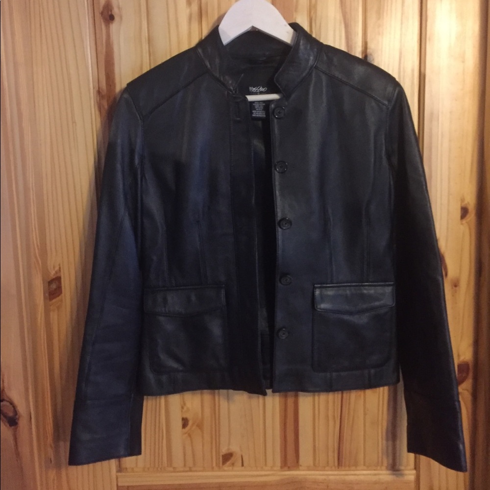 Mossimo women’s leather jacket size small